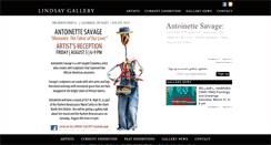 Desktop Screenshot of lindsaygallery.com