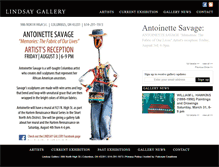 Tablet Screenshot of lindsaygallery.com